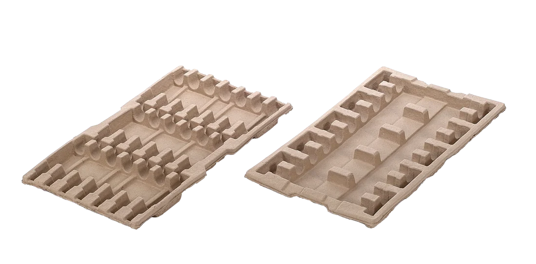 Industrial molded-fiber insert 16