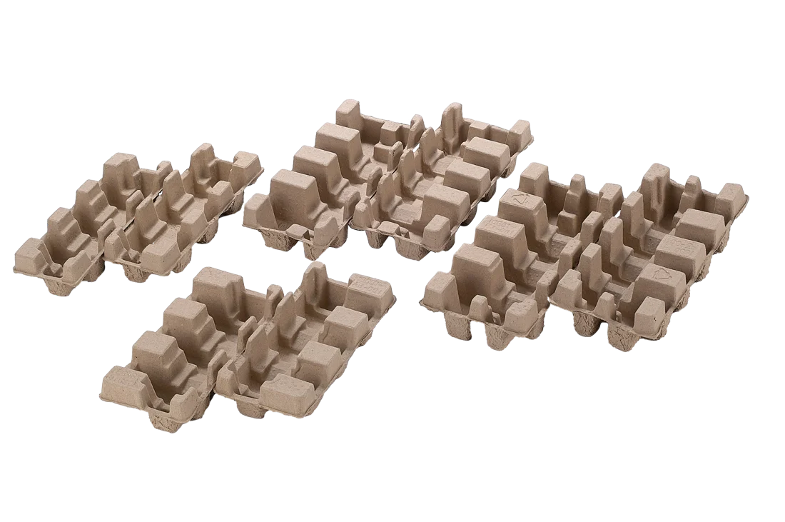 Industrial molded-fiber insert 20