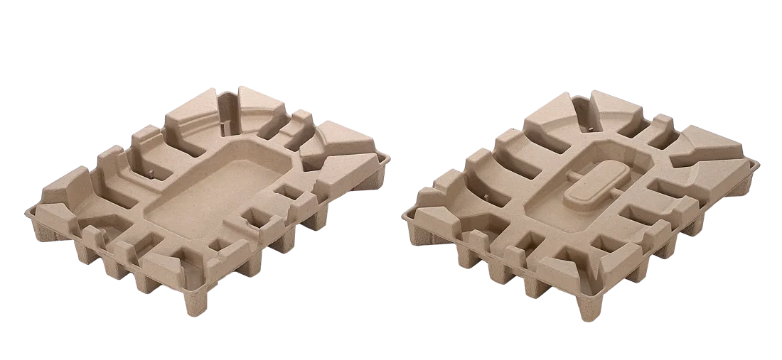 Industrial molded-fiber insert 17